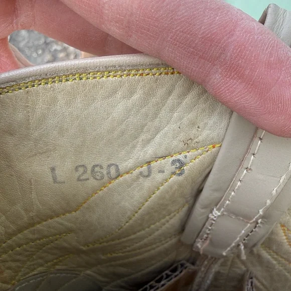 Tony Lama vintage snake skin and leather boots sz 8.5 - Picture 13 of 16